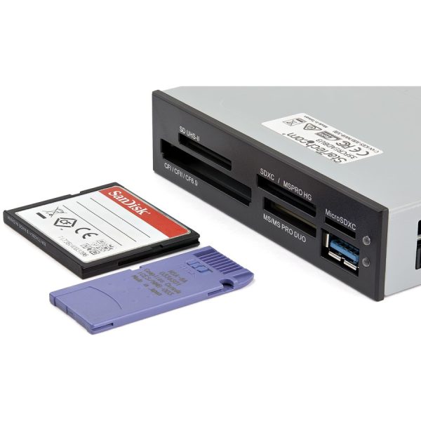StarTech.com USB 3.0 Internal Multi-Card Reader with UHS-II Support - SD/Micro SD/MS/CF Memory Card Reader - Image 3