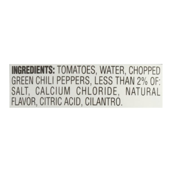 Rotel Tomatoes With Green Chilies, 10 Oz - Case of 24 - 10 OZ - Image 3