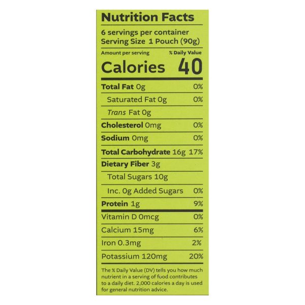 White Leaf Provisions - Baby Food Pear Ban Kiwi - Case of 6 - 3.2 OZ - Image 3