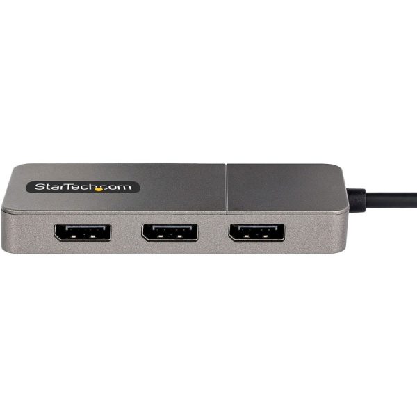 StarTech.com 3-Port USB-C Multi-Monitor Adapter, Type-C to 3x DisplayPort MST Hub, Triple 4K60Hz DP Display Extender / Splitter, Windows - Image 3