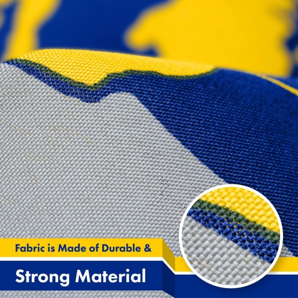 G128 5 Pack: Nebraska NE State Flag | 3x5 Ft | LiteWeave Pro Series Printed 150D Polyester | Indoor/Outdoor, Vibrant Colors, Brass Grommets, Thicker and More Durable Than 100D 75D Polyester - Image 4