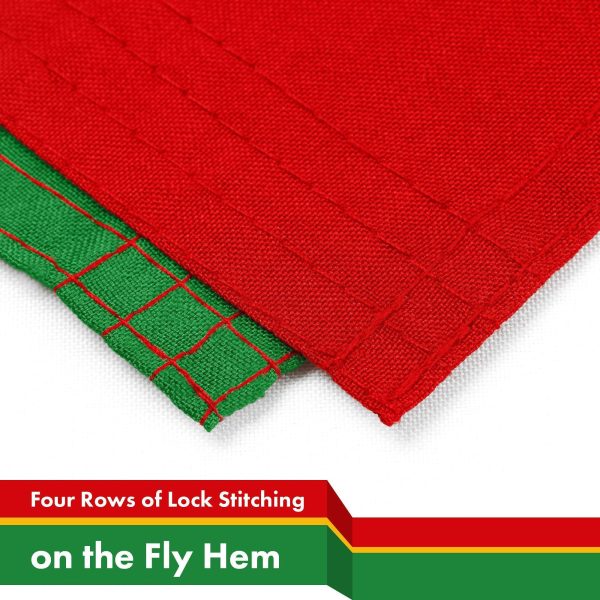 G128 3 Pack: Kurdistan Region Flag | 3x5 Ft | LiteWeave Pro Series Printed 150D Polyester | Country Flag, Indoor/Outdoor, Vibrant Colors, Brass Grommets, Thicker and More Durable Than 100D 75D Poly - Image 5