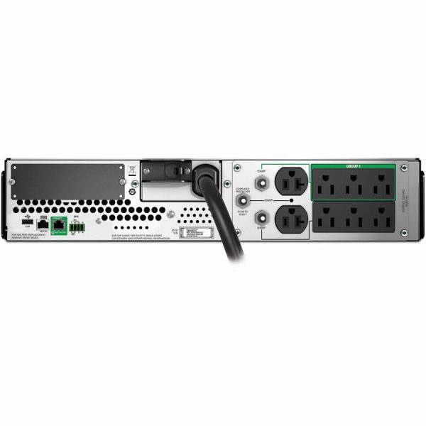 APC Smart-UPS, Line Interactive, 3kVA, Rackmount 2U, 120V, 6x NEMA 5-15R+2x NEMA 5-20R outlets, SmartConnect Port+SmartSlot, AVR, LCD - Image 5