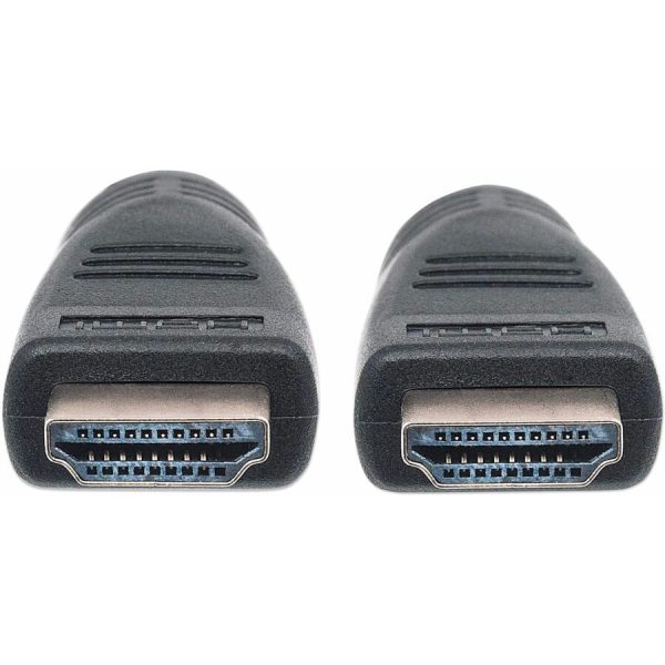 Manhattan HDMI Cable with Ethernet (CL3 rated, suitable for In-Wall use), 4K@60Hz (Premium High Speed), 8m, Male to Male, Black, Ultra HD 4k x 2k, In-Wall rated, Fully Shielded, Gold Plated Contacts, Lifetime Warranty, Polybag - Image 4