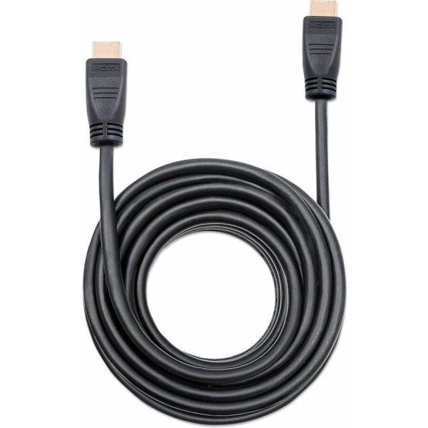 Manhattan HDMI Cable with Ethernet (CL3 rated, suitable for In-Wall use), 4K@60Hz (Premium High Speed), 8m, Male to Male, Black, Ultra HD 4k x 2k, In-Wall rated, Fully Shielded, Gold Plated Contacts, Lifetime Warranty, Polybag - Image 6