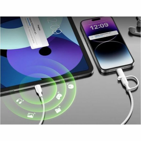 Belkin BoostCharge Pro 2-in-1 Cable with USB-C and Lightning Connector - Image 6