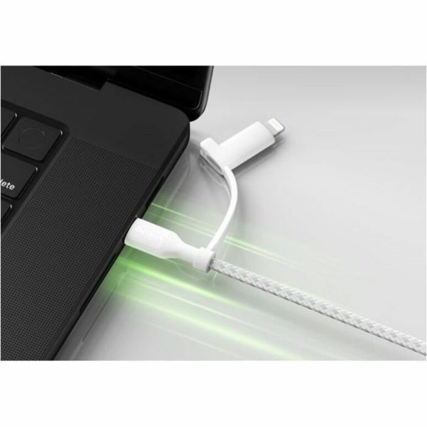 Belkin BoostCharge Pro 2-in-1 Cable with USB-C and Lightning Connector - Image 7