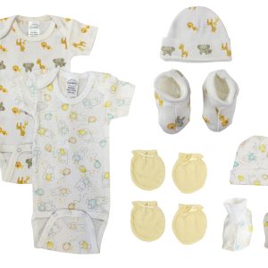 Unisex Newborn Baby 8 Pc  Sets Nc_0664