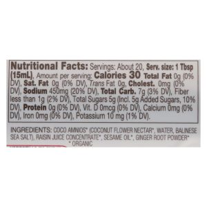 Big Tree Farms - Sauce Teriyaki - Case of 6 - 10 FZ