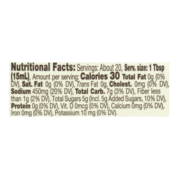 Big Tree Farms - Sauce Teriyaki - Case of 6 - 10 FZ - Image 2