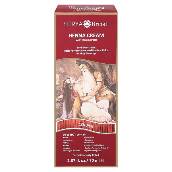Surya Brasil - Henna Cream Copper - 1 Each-2.37 OZ