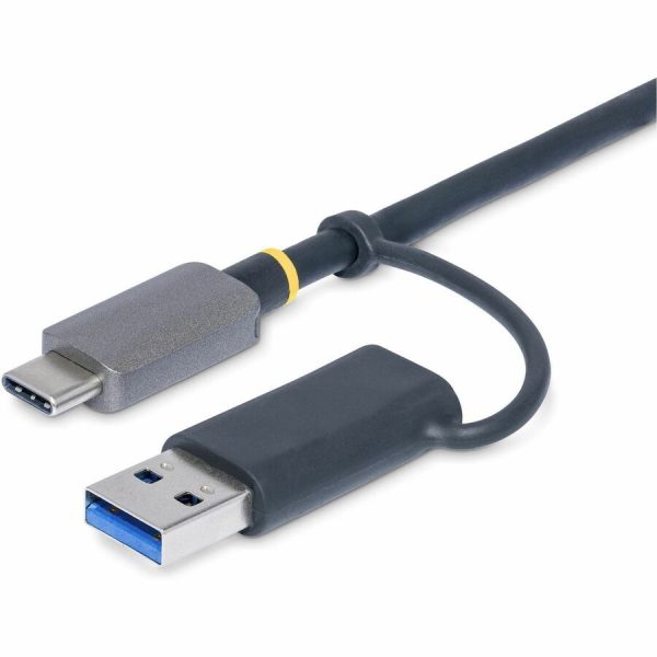 StarTech.com USB 3.0 Multi-Media Memory Card Reader, SD/microSD/CompactFlash, USB-C 5Gbps External Card Reader with Attached USB-A Adapter - Image 3
