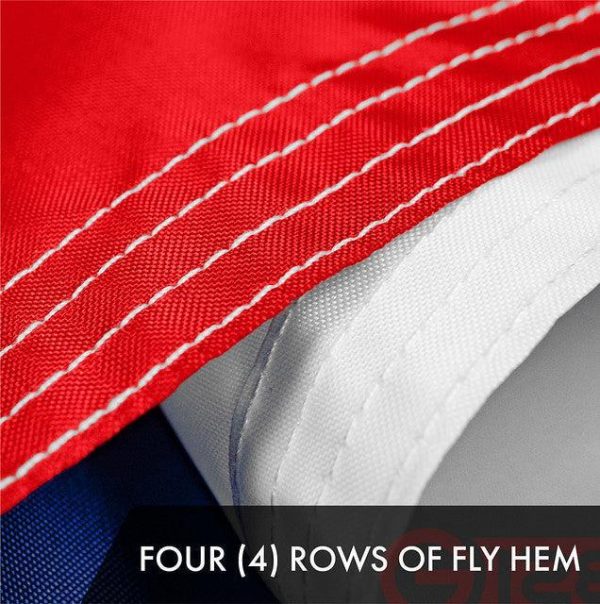 Texas TX State Flag 3x5 Ft 5-Pack Embroidered Polyester By G128 - Image 5