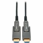 Eaton Tripp Lite Series 8K HDMI Fiber Active Optical Cable (AOC) with Detachable Connectors (M/M) - 8K UHD @ 60 Hz, HDR, HDCP 2.3, Black, 10 m (33 ft.)