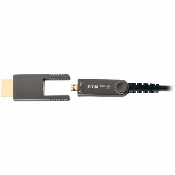 Eaton Tripp Lite Series 8K HDMI Fiber Active Optical Cable (AOC) with Detachable Connectors (M/M) - 8K UHD @ 60 Hz, HDR, HDCP 2.3, Black, 10 m (33 ft.) - Image 8