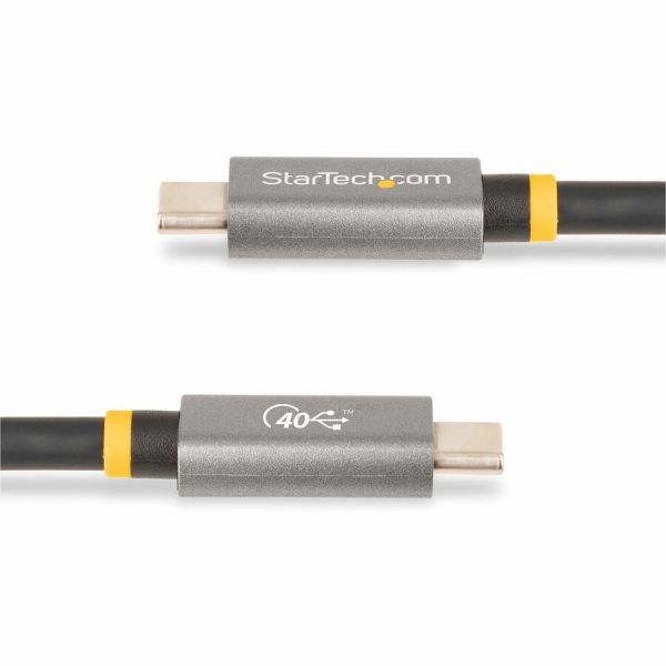 StarTech.com 3ft (1m) USB4 Cable, USB-IF Certified USB-C Cable, 40 Gbps, 100W, 8K 60Hz, Compatible w/Thunderbolt 4/3/USB 3.2, USB Type-C - Image 4