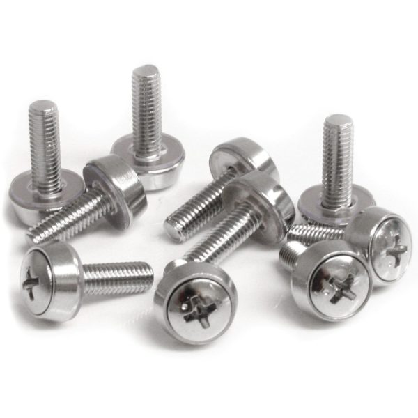 StarTech.com M5 x 12mm - Screws - 100 Pack - M5 Mounting Screws for Server Rack & Cabinet - Image 2