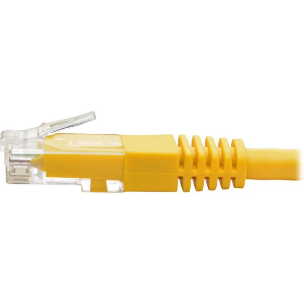 Eaton Tripp Lite Series Cat6 Gigabit Molded (UTP) Ethernet Cable (RJ45 M/M), PoE, Yellow, 2 ft. (0.61 m) - Image 4