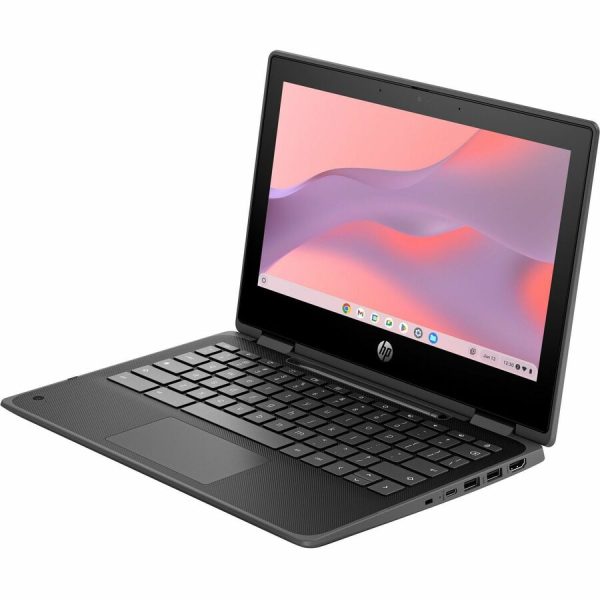HP Pro x360 Fortis 11 G5 11.6" Touchscreen Rugged Convertible 2 in 1 Chromebook - HD - Intel N-Series N100 - 8 GB - 64 GB Flash Memory - English Keyboard - Jack Black - Image 3