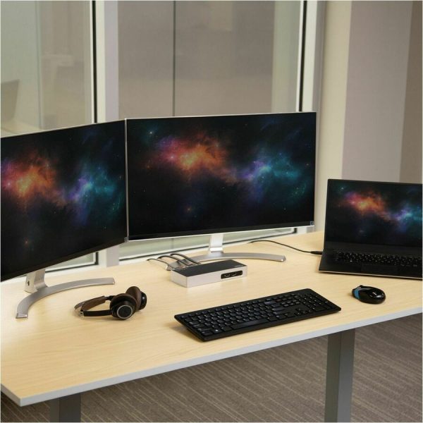 StarTech.com USB 3.0 Docking Station - Dual Monitor Laptop Dock with HDMI & DVI/VGA - 6x USB Type-A Hub, GbE - Universal Windows & Mac - Image 6