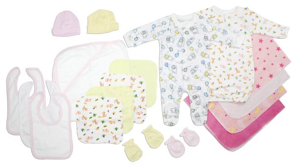Newborn Baby Girls 18 Pc  Baby Shower Gift Set Ls_0105