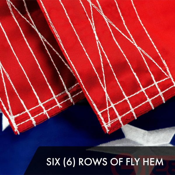 USA American Flag 10x15FT 10-Pack Embroidered Polyester By G128 - Image 5