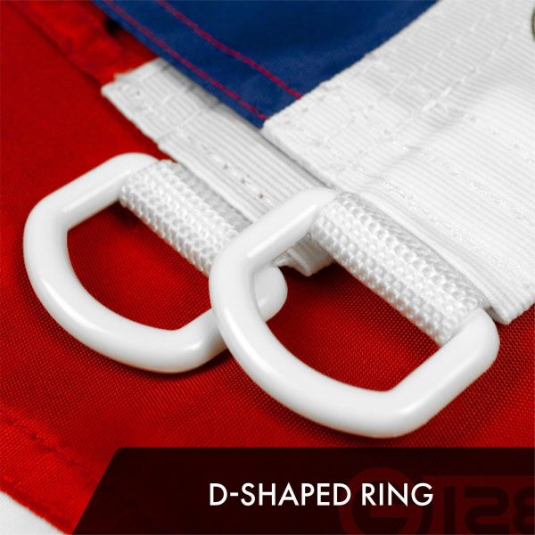USA American Flag 10x15FT 10-Pack Embroidered Polyester By G128 - Image 7