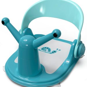 Baby Bath Seat for Sitting Babies   Non Slip Baby Bathtub Chair for 6 to 36 Months   Comfortable Bath Seat for Infants and Toddlers   Blue