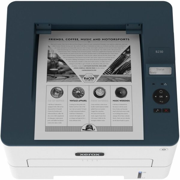Xerox B230 Wired/Wireless Laser Printer - Monochrome - Image 4