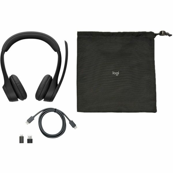 Logitech Zone 305 for Business, Wireless Bluetooth Headset With Microphone, for Google Meet, Google Voice, Zoom, Compatible With Windows, Mac, Chrome, Linux, iOS, iPadOS, Android, Black - Image 2