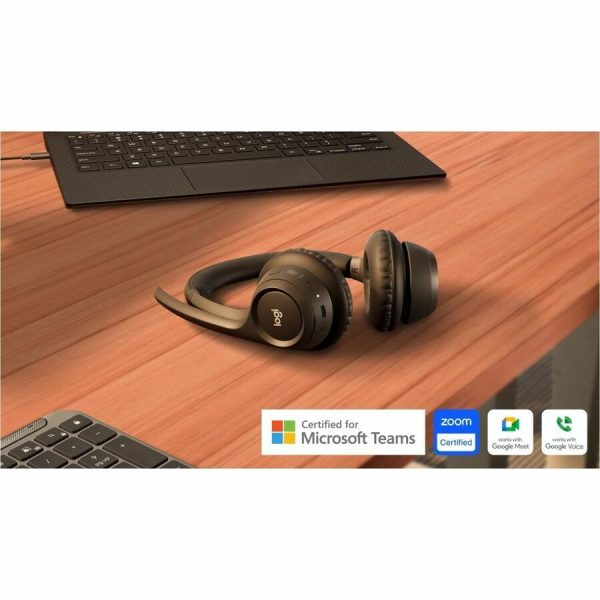 Logitech Zone 305 for Business, Wireless Bluetooth Headset With Microphone, for Google Meet, Google Voice, Zoom, Compatible With Windows, Mac, Chrome, Linux, iOS, iPadOS, Android, Black - Image 10