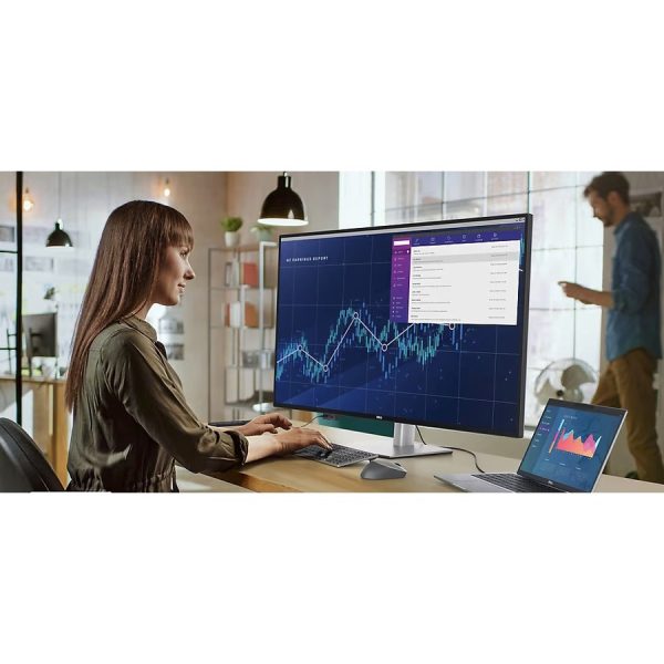 Dell UltraSharp U4323QE 43" Class 4K UHD LCD Monitor - 16:9 - Silver - Image 6