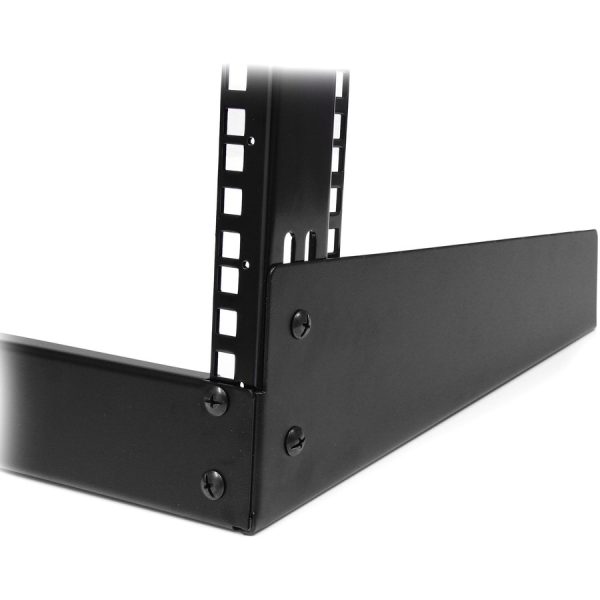 StarTech.com 2-Post 12U Desktop Server Rack, Open Frame 19in Network Rack, Small Home/Office Rack for AV / Studio / Data / IT Equipment - Image 2