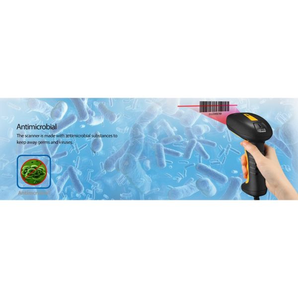 Adesso NuScan 2400U Waterproof Handheld CCD Barcode Scanner - Image 3