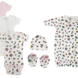 Newborn Baby Girl 6 Pc  Sets Nc_0584