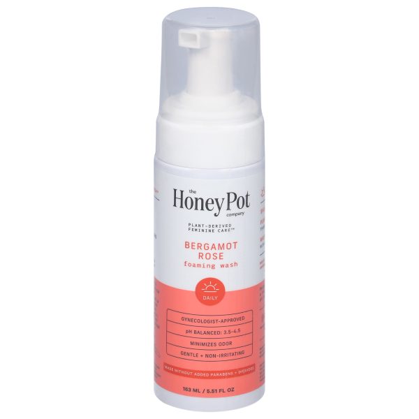 The Honey Pot - Foam Wash Bergamot Rose - EA of 1-5.51 FZ - Image 2