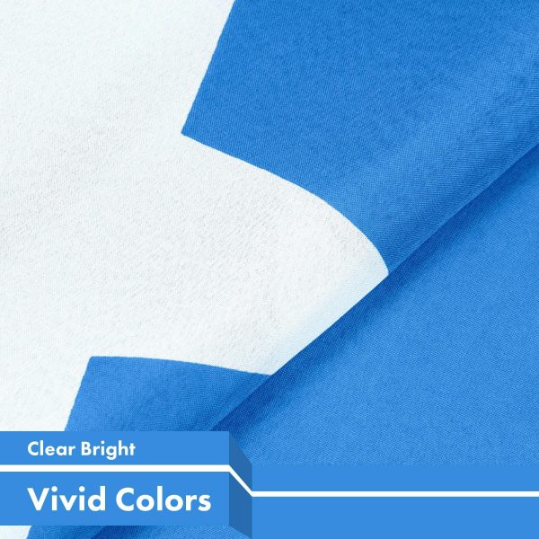 G128 Combo Pack: USA American Flag 3x5 Ft 150D Printed Stars & Somalia Flag 3x5 Ft 150D Printed - Image 4