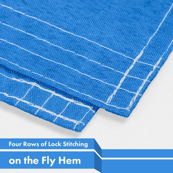 G128 Combo Pack: USA American Flag 3x5 Ft 150D Printed Stars & Somalia Flag 3x5 Ft 150D Printed - Image 5