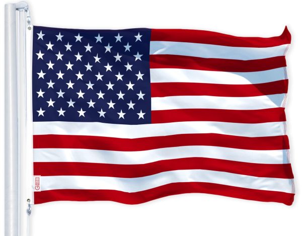 G128 Combo Pack: USA American Flag 3x5 Ft 150D Printed Stars & Somalia Flag 3x5 Ft 150D Printed - Image 6