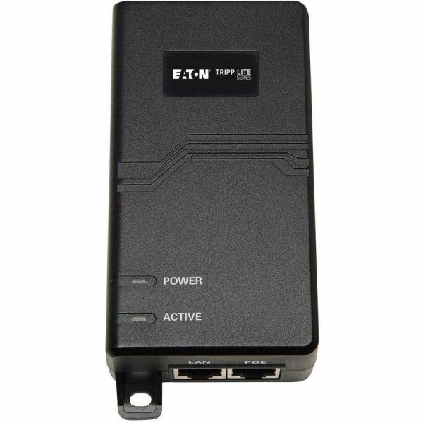 Eaton Tripp Lite Series Gigabit PoE+ Midspan Active Injector - IEEE 802.3at/802.3af, 30W, 1 Port, International Power Cords - Image 3