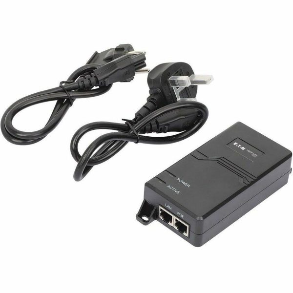 Eaton Tripp Lite Series Gigabit PoE+ Midspan Active Injector - IEEE 802.3at/802.3af, 30W, 1 Port, International Power Cords - Image 6