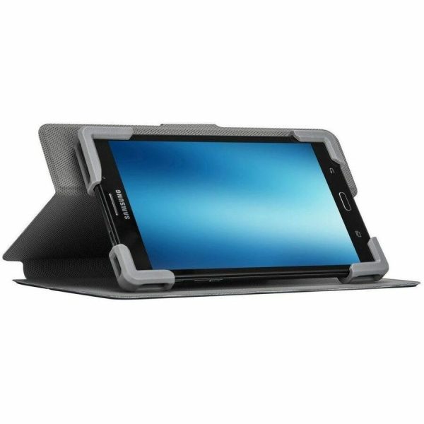 Targus SafeFit THZ784GL Carrying Case (Folio) for 7" to 8.5" Tablet - Black - Image 4