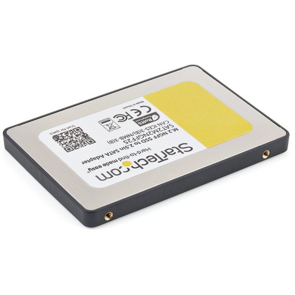 StarTech.com M.2 SSD to 2.5in SATA III Adapter - M.2 Solid State Drive Converter with Protective Housing - Image 2