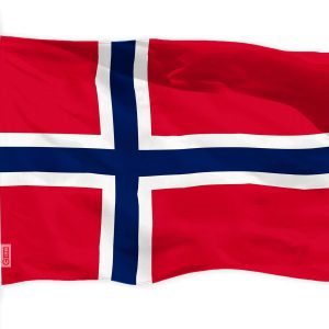 Norway (Norwegian) Flag 150D Printed Polyester 3x5 Ft