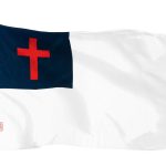 Christian Religious Cross Flag 75D Printed Polyester 3x5 Ft