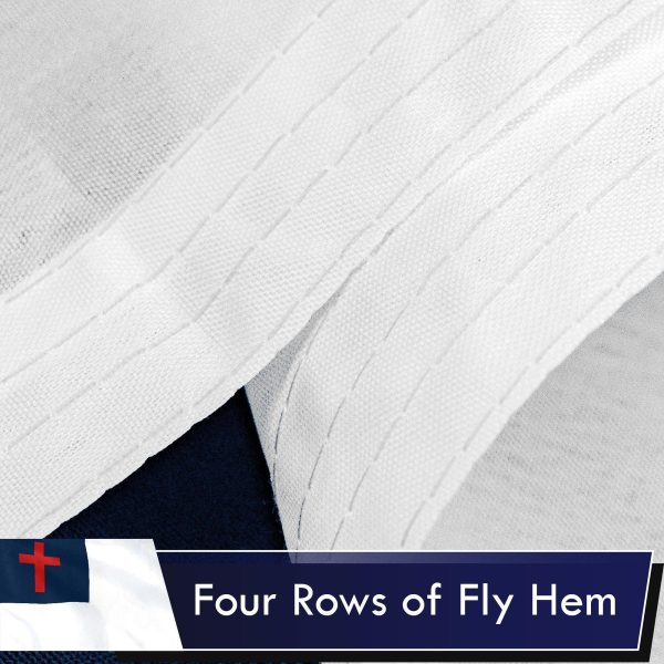 Christian Religious Cross Flag 75D Printed Polyester 3x5 Ft - Image 5