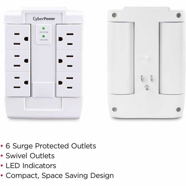 CyberPower CSB600WS Essential 6 - Outlet Surge with 900 J - Image 2