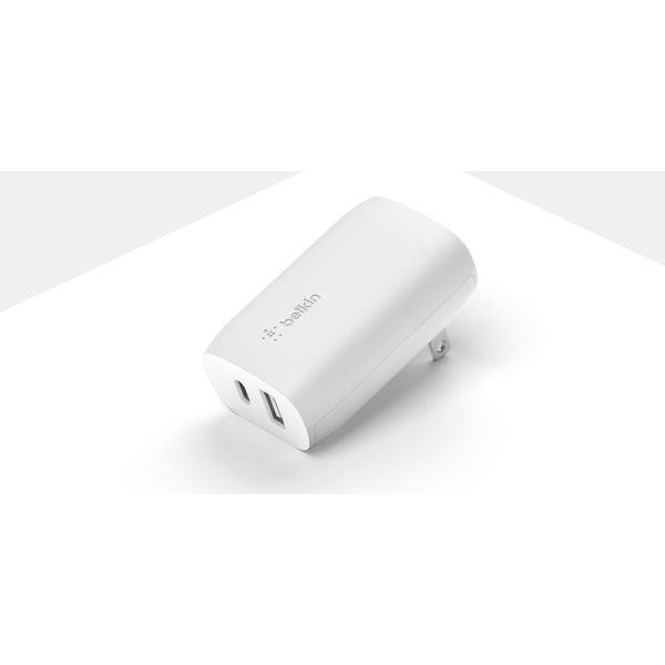 Belkin BoostCharge Dual Wall Charger with PPS (USB-C Cable with Lightning Connector included) - Power Adapter - Image 5