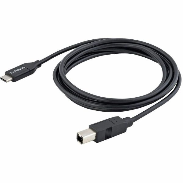 StarTech.com 2m 6 ft USB C to USB B Cable - M/M - USB 2.0 - USB Type C Printer Cable - USB 2.0 Type-C to Type-B Cable - Image 3