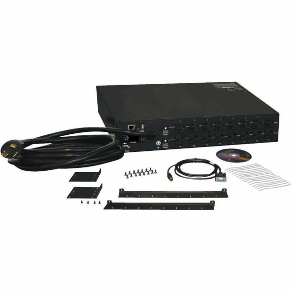 Eaton 2.9kW Single-Phase Monitored PDU - 120V Outlets (16 5-15/20R), L5-30P, 10 ft. (3.05 m) Cord, 2U Rack-Mount, TAA - Image 2